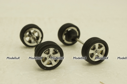 Колеса с осями на Mustang, IXO 1:43