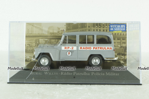 Rural Willys Radio Patrulha Policia 1970, DeAgostini 1:43