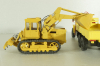 ТО-10А погрузчик на базе Т-130, трактор желтый, Трэкс 1:43