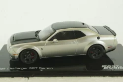 Dodge Challenger SRT Demon (2018) silver, Fast&Furious #55, FF055, Altaya 1:43 Уценка!