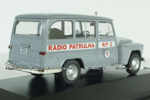 Rural Willys Radio Patrulha Policia 1970, DeAgostini 1:43
