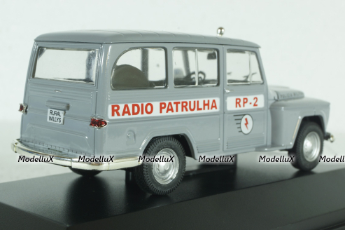Rural Willys Radio Patrulha Policia 1970, DeAgostini 1:43