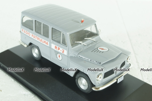 Rural Willys Radio Patrulha Policia 1970, DeAgostini 1:43