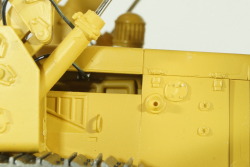 ТО-10А погрузчик на базе Т-130, трактор желтый, Трэкс 1:43