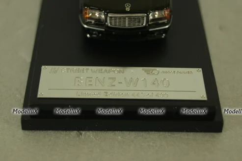 Mercedes S600 (W140) 1991, green, ST0101, Street Weapon 1:64