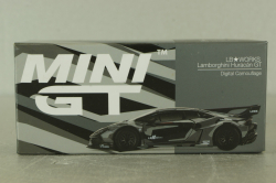 Lamborghini Huracan GT, LB Works, digital camouflage, Mini GT 1:64