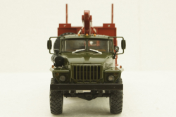 Урал-43204, хаки, лесовоз, АвтоИстория 1:43