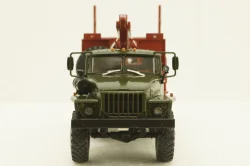 Урал-43204, хаки, лесовоз, АвтоИстория 1:43