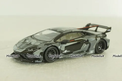 Lamborghini Huracan GT, LB Works, digital camouflage, Mini GT 1:64