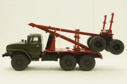 Урал-43204, хаки, лесовоз, АвтоИстория 1:43