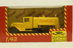 Зис-5В Б3-39М, Огнеопасно, желтая, Н920, Наш Автопром 1:43