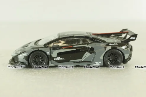 Lamborghini Huracan GT, LB Works, digital camouflage, Mini GT 1:64
