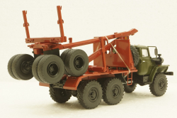 Урал-43204, хаки, лесовоз, АвтоИстория 1:43