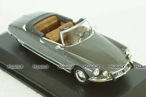 Citroen DS21 Cabriolet, grey, Norev 1:43
