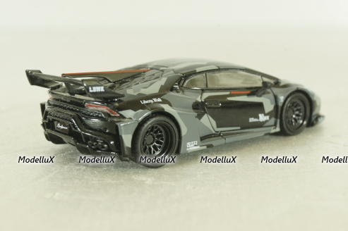 Lamborghini Huracan GT, LB Works, digital camouflage, Mini GT 1:64