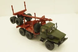 Урал-43204, хаки, лесовоз, АвтоИстория 1:43