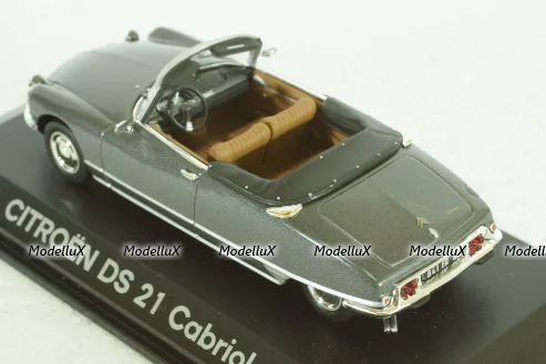 Citroen DS21 Cabriolet, grey, Norev 1:43