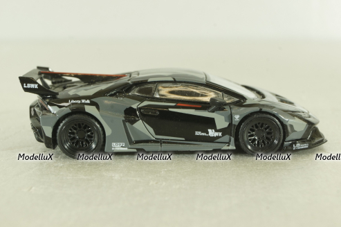 Lamborghini Huracan GT, LB Works, digital camouflage, Mini GT 1:64