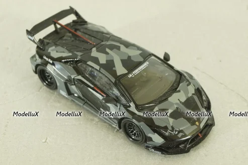 Lamborghini Huracan GT, LB Works, digital camouflage, Mini GT 1:64