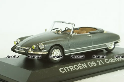 Citroen DS21 Cabriolet, grey, Norev 1:43