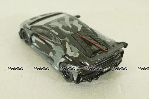 Lamborghini Huracan GT, LB Works, digital camouflage, Mini GT 1:64