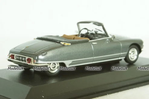 Citroen DS21 Cabriolet, grey, Norev 1:43