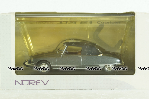 Citroen DS21 Cabriolet, grey, Norev 1:43