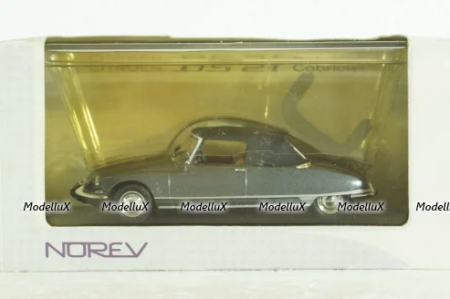Citroen DS21 Cabriolet, grey, Norev 1:43