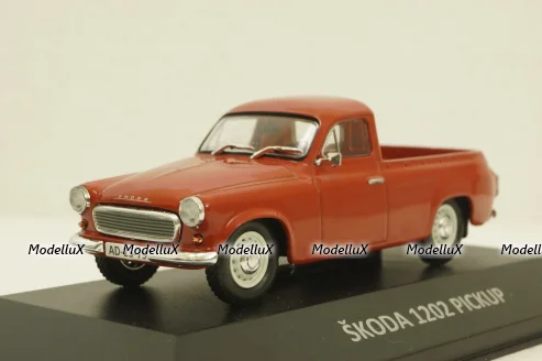 Skoda 1202 Pick Up, red, KALEIDOSKOP SKODA (DeAgostini) 1:43