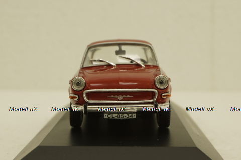 Skoda 1000 MBX, red, KALEIDOSKOP SKODA (DeAgostini) 1:43