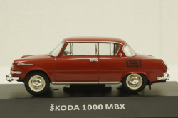 Skoda 1000 MBX, red, KALEIDOSKOP SKODA (DeAgostini) 1:43