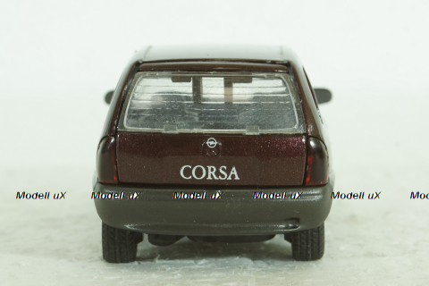 Opel Corsa, dark red, Gama 1:43