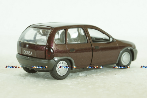 Opel Corsa, dark red, Gama 1:43