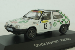 Skoda Favorit # 12 Rally Monte Carlo 1994, KS095, KALEIDOSKOP SKODA #95 DeAgostini 1:43