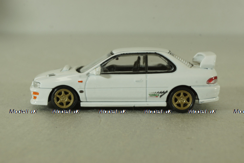 Subaru Impreza WRX Type R 3, 4-6 left hand drive, white, BM Creations 1:64