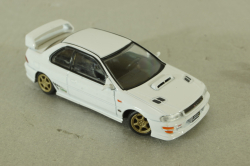 Subaru Impreza WRX Type R 3, 4-6 left hand drive, white, BM Creations 1:64