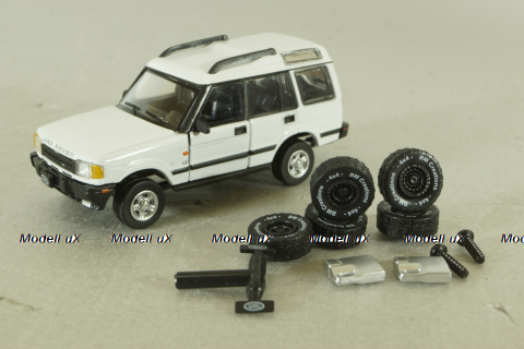 Land Rover Discovery 1 Left Hand Drive, white, 1998, BM Creations 1:64