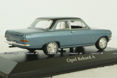 Opel Rekord A 1962 blue, 940041000, Maxichamps 1:43