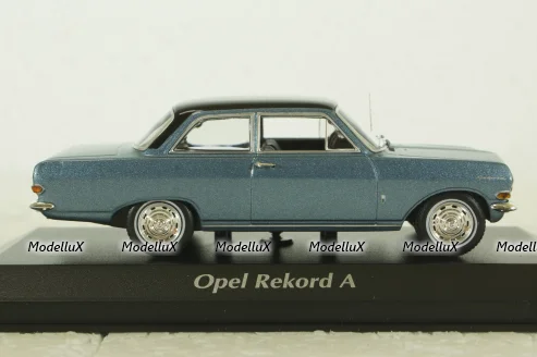 Opel Rekord A 1962 blue, 940041000, Maxichamps 1:43