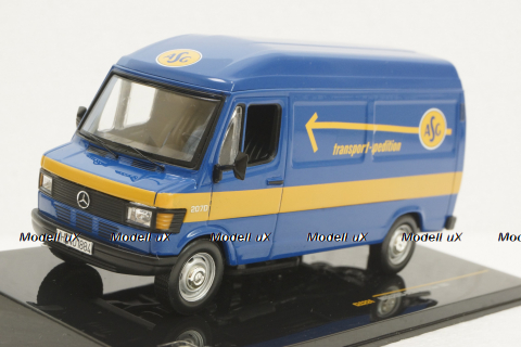 Mercedes 207D Van 1987, blue, CLC224, IXO 1:43