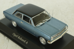 Opel Rekord A 1962 blue, 940041000, Maxichamps 1:43