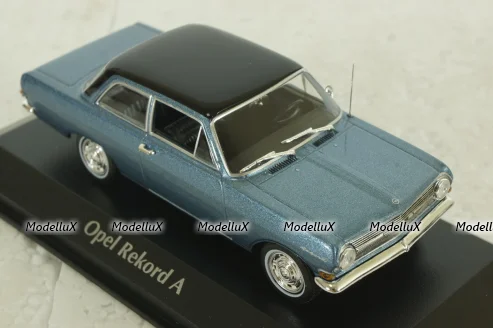 Opel Rekord A 1962 blue, 940041000, Maxichamps 1:43