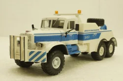 Краз-255Б БРО-200 Эвакуатор білий, Н945, Наш Автопром 1:43 ( Квадратные фары)