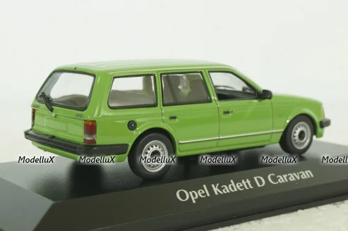 Opel Kadett D Caravan 1979 green, 940044111, Maxichamps 1:43