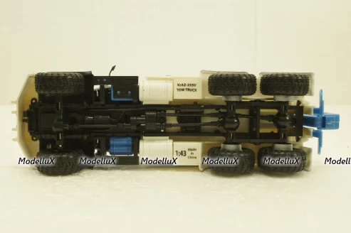Краз-255Б БРО-200 Эвакуатор білий, Н945, Наш Автопром 1:43 ( Квадратные фары)