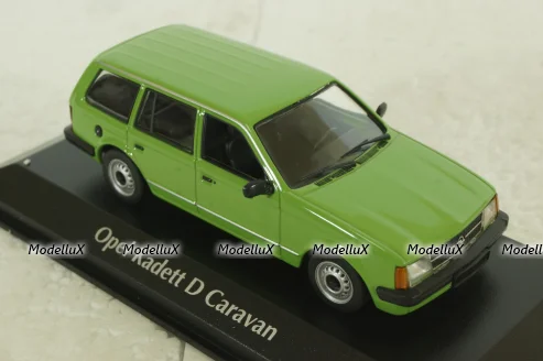Opel Kadett D Caravan 1979 green, 940044111, Maxichamps 1:43