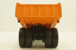 Белаз-7525 карьерный самосвал, желтый/оранжевый, Н011, Наш Автопром 1:43