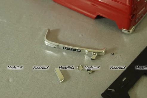 Mercedes N1000 Portuguese post CTT 1969, red, CLC147,IXO 1:43 На запчасти №1