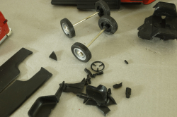 Mercedes N1000 Portuguese post CTT 1969, red, CLC147,IXO 1:43 На запчасти №1