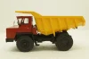 Белаз-540А карьерный самосвал, красный/желтый, Н002, Наш Автопром 1:43